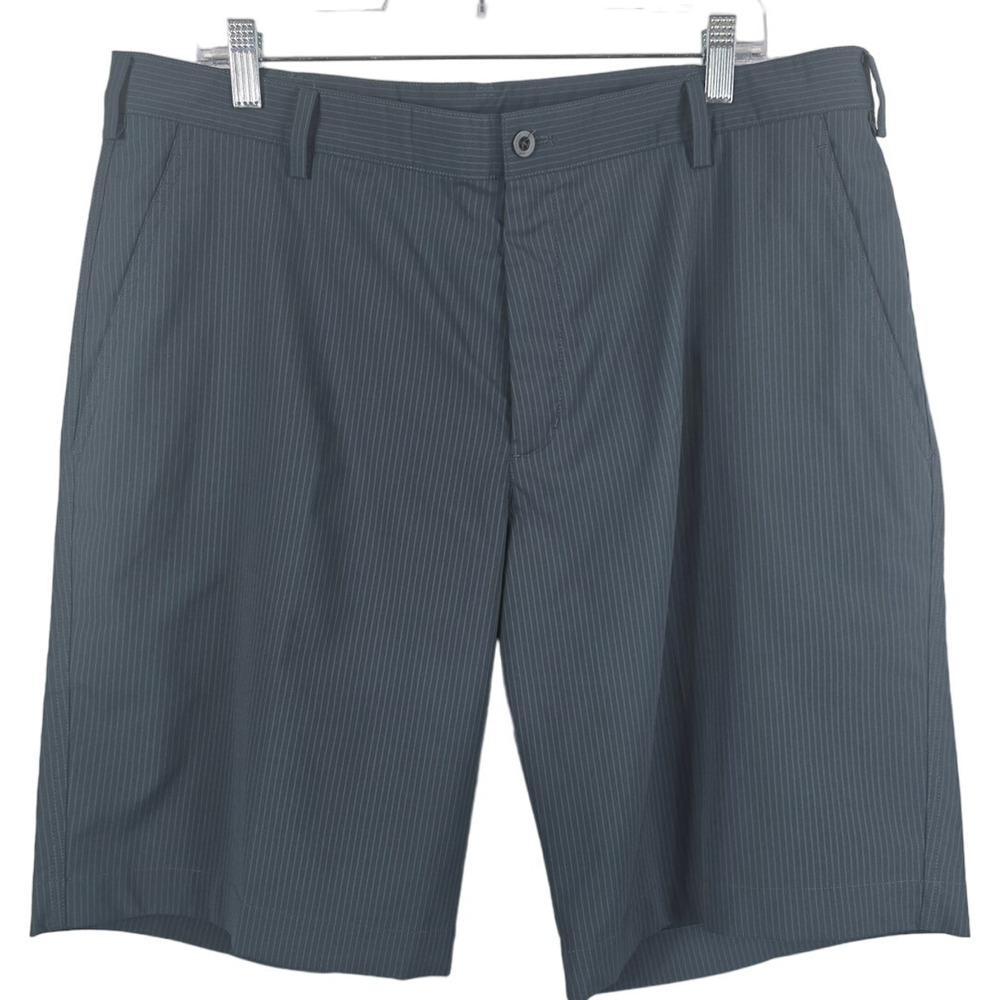 Nike Golf Fit Dry Athletic Gray Pin Stripe Golf Shorts Men's 38